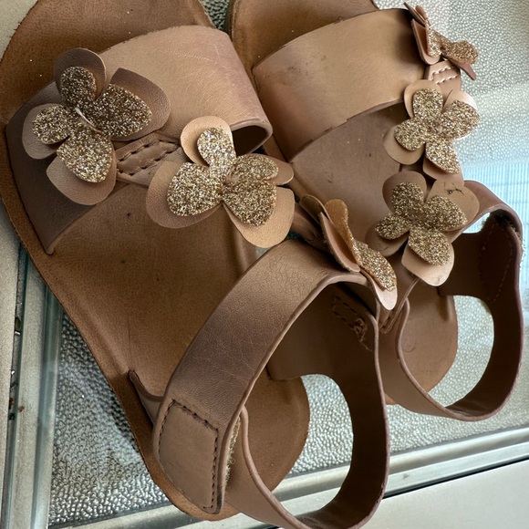 Glittery Butterfly Toddler Sandals - Picture 2 of 3
